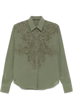 ERMANNO SCERVINO Camisa con detalle de encaje