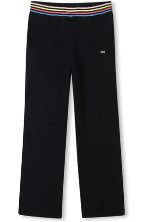 Sonia Rykiel Enfant Pantalones con logo bordado