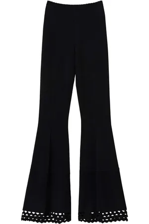 Twin-Set Pantalones acampanados con motivo geométrico