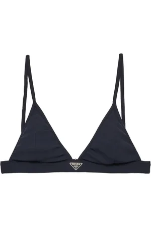 Prada Top de bikini estilo bralette tejido de canalé