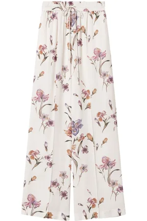 Twin-Set Pantalones de crepé de China