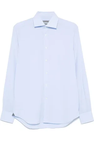 corneliani Camisa con motivo pied de poule