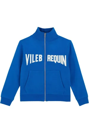 Vilebrequin Sudadera con logo bordado y cierre
