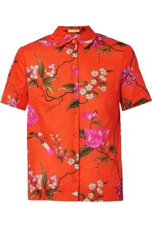 Erdem Camisa corta con estampado floral