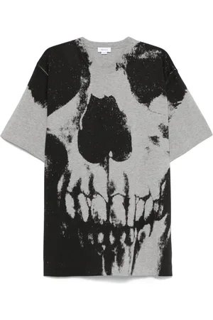 Alexander McQueen Playera con motivo Skull