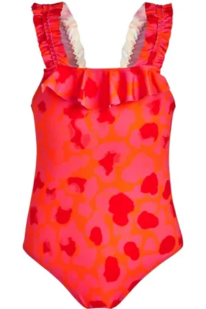 Vilebrequin Traje de baño New Leopard Ruffle