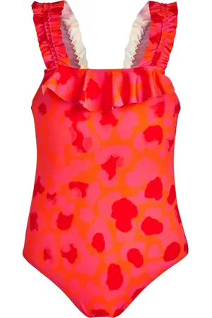 Vilebrequin Traje de baño New Leopard Ruffle