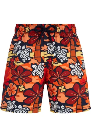 Vilebrequin Shorts de playa Monoi Turtles Stretch
