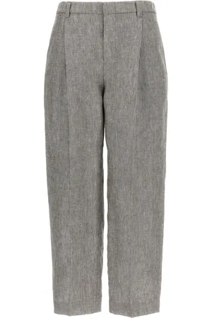 Brunello Cucinelli Pantalones anchos con pinzas