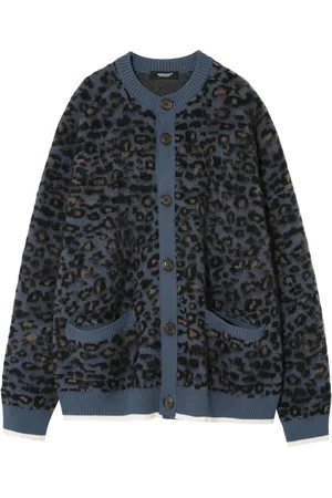 UNDERCOVER Cárdigan con motivo de leopardo