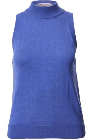 Carolina Herrera Top sin mangas con cuello falso