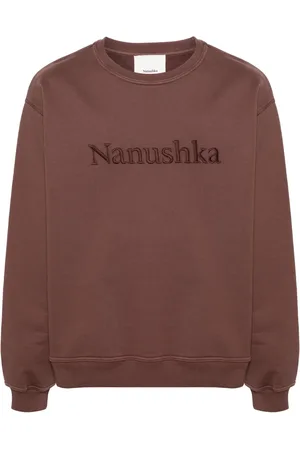 Nanushka Sudadera con logo bordado