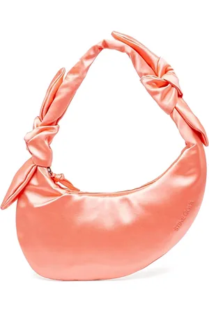 STINE GOYA Tote satinado con detalle de nudo