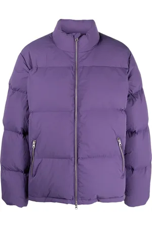 STUSSY Chamarra capitonada con logo bordado