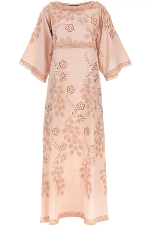 Alberta Ferretti Vestido largo Sangallo