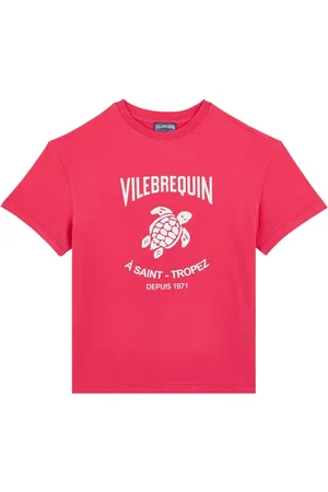 Vilebrequin Playera con logo estampado