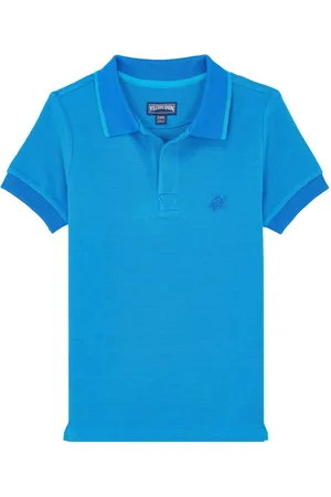 Vilebrequin Playera tipo polo con logo bordado