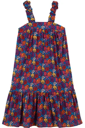 Vilebrequin Vestido con estampado gráfico