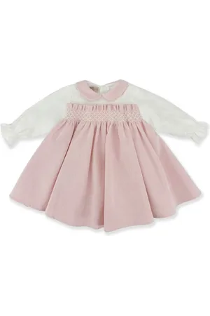 LA STUPENDERIA Vestido con bordado fruncido