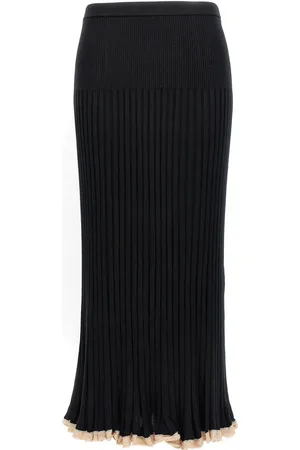 Proenza Schouler Falda midi tejida de canalé