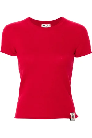 Bally Playera de cachemira con parche del logo