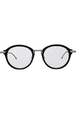 Thom Browne Lentes de sol con efecto carey