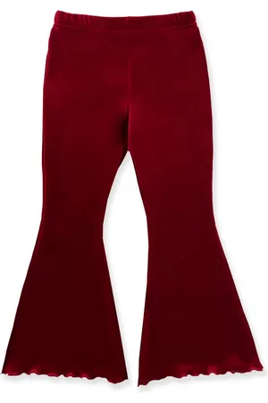 LA STUPENDERIA Pantalones acampanados de velour
