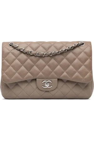CHANEL Bolsa de hombro Jumbo Classic Caviar Double Flap 2010- 2011