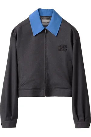Miu Miu Chamarra bomber con ondas