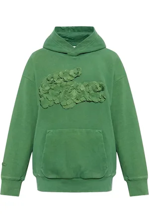 Lacoste Hoodie con aplique de pétalos de x Lemarié