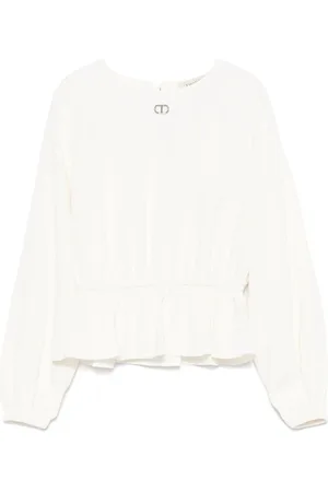 Twin-Set Blusa con placa del logo