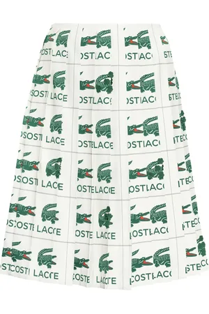 Lacoste Falda plisada con bordado