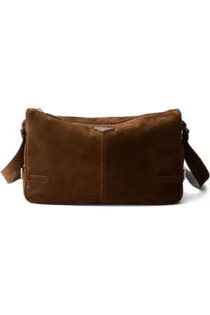 Prada Bolsa de hombro de gamuza