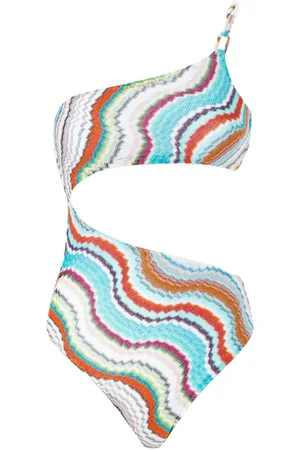 Missoni Traje de baño entretejido en zigzag