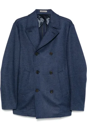 corneliani Abrigo con motivo de rayas