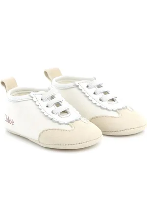 Chloé Slippers con logo estampado