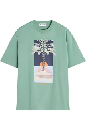 Lanvin Playera con estampado gráfico