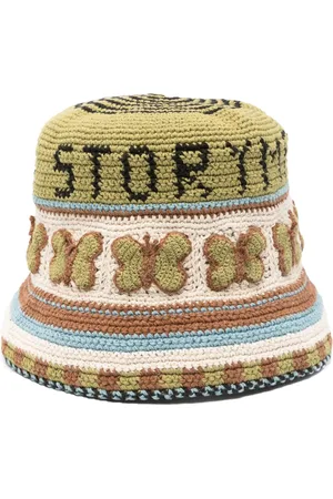 Story Gorro de pescador con mariposa bordada