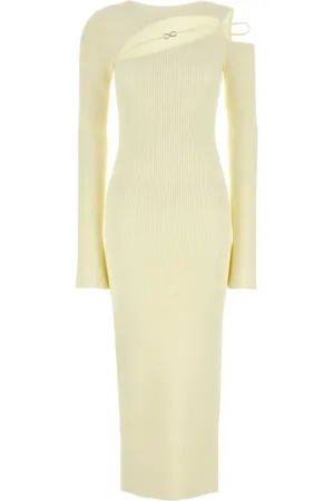 Mach & Mach Vestido midi con aberturas