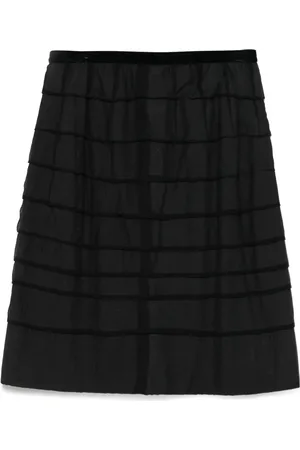 Lanvin Falda con motivo de rayas 2006
