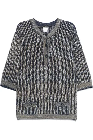 CHANEL Suéter de tejido flojo 1990