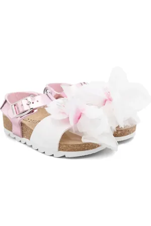 MONNALISA Sandalias con apliques de flor