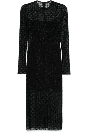 Givenchy Vestido midi traslúcido