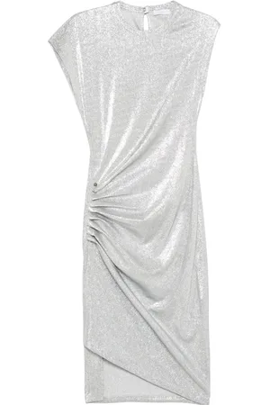 Paco rabanne Vestido corto con diseño asimétrico y drapeado