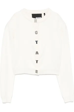 ROTATE Cárdigan con botones de letras