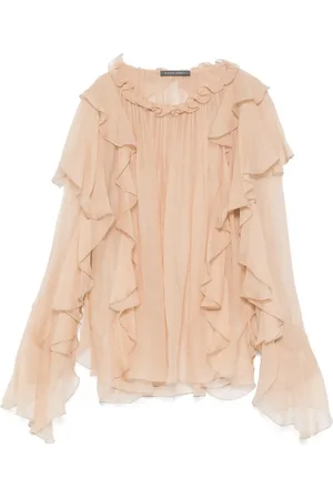 Alberta Ferretti Blusa de gasa