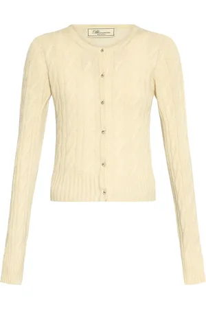 BLUMARINE Cárdigan en tejido de ochos