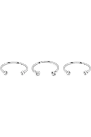 Patrizia Pepe Set de tres pulseras con detalle de piercing