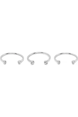 Patrizia Pepe Set de tres pulseras con detalle de piercing