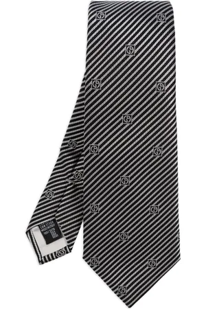 Giorgio Armani Corbata de seda con logo bordado